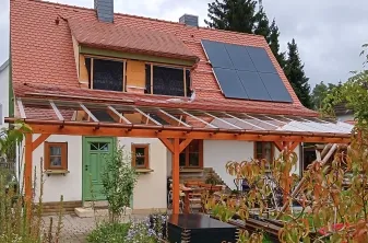 Bild: Terrassenüberdachung aus Glas (Terrassenüberdachung aus Glas) 